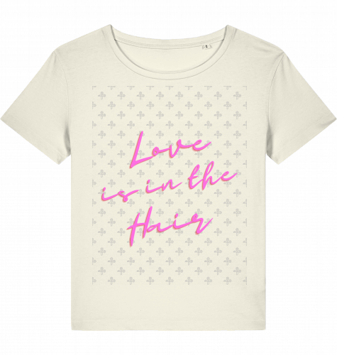 Love Is In The Hair - Organic Scoop Neck T-Shirt