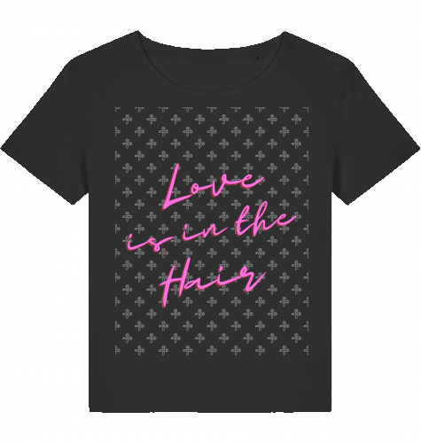 Love Is In The Hair - Organic Scoop Neck T-Shirt