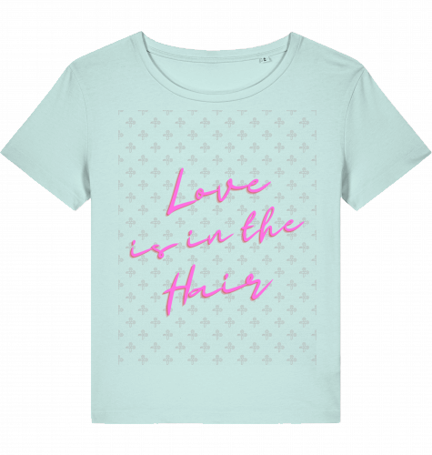 Love Is In The Hair - Organic Scoop Neck T-Shirt
