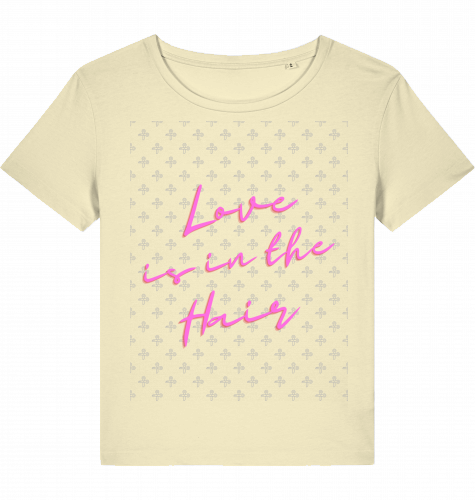 Love Is In The Hair - Organic Scoop Neck T-Shirt