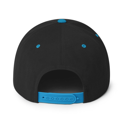 Ciao Chào Blue Snapback-Cap